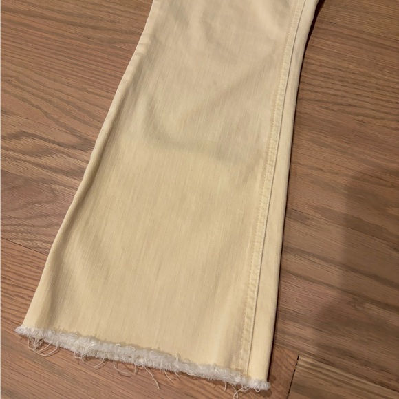 J. Jill Cropped High Waisted Yellow Jeans Size 4 - Picture 6 of 10